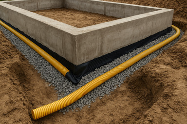 Обязателен ли дренаж вокруг фундамента дома?