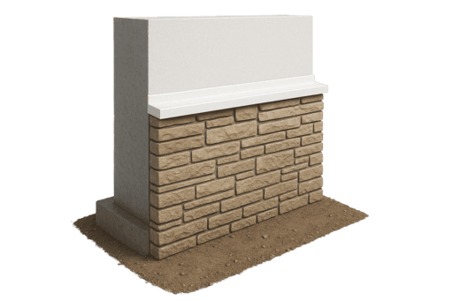 Отделка фундамента в СПб